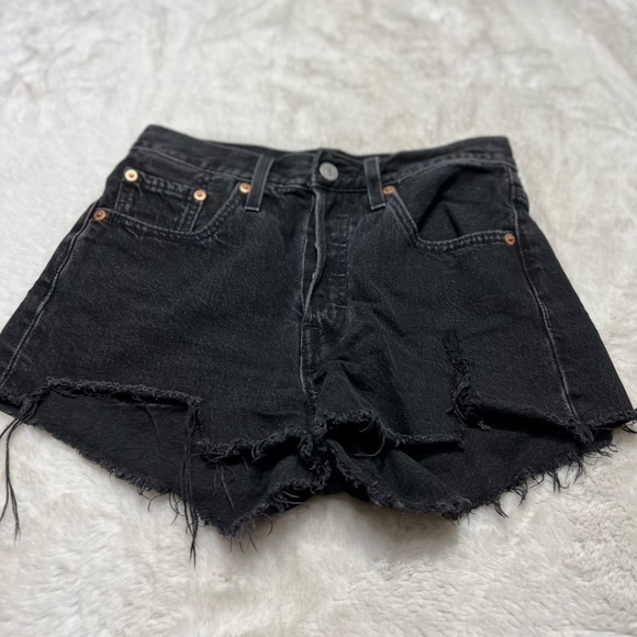 Levi’s ribcage button up shorts womens size 24 - Picture 9 of 9